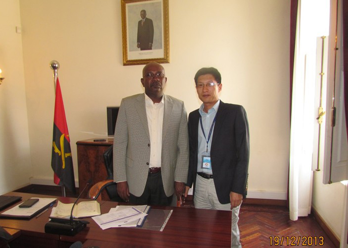 Angola Bie Governor DR. BOA VENTURA NETO met with Group Vice President Ma Guokun